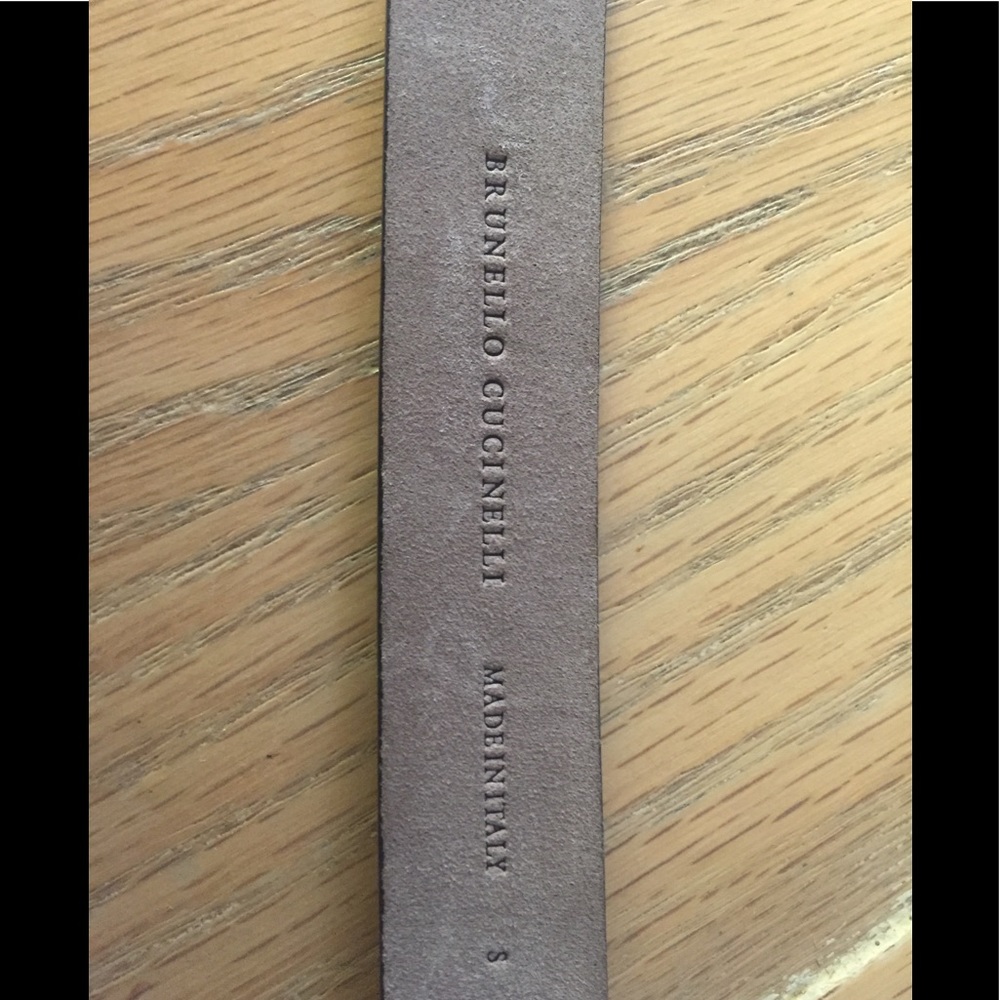 Brunello Cucinelli metal hardware black belt - Picture 3 of 5